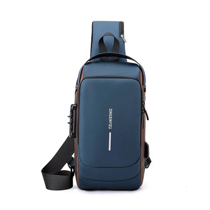 Waterproof Anti-Theft USB Charger Shoulder Bag